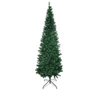 HOMCOM Albero di Natale Artificiale in PVC con Rami e Base in Plastica