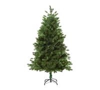 HOMCOM albero di natale diametro 75x150cm con 440 rami PE Trident PVC e Base pieghevole