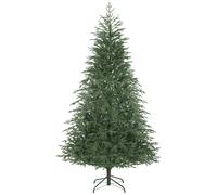 HOMCOM Albero di Natale Finto da 150cm con 1375 Rami Folti e Base in Metallo