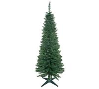 HOMCOM Albero di Natale in PVC con Rami Realistici e Base in Plastica
