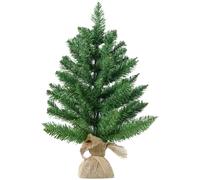 HOMCOM Albero di Natale Mini 60cm con 55 Rami Folti e Aghi Realistici in PVC