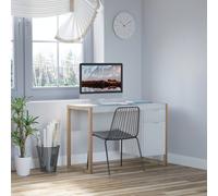 HOMCOM ampio cassetto da tavolo per Computer stile moderno 112,5x50x75,5cm bianco