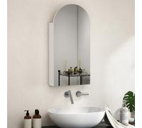 HOMCOM Armadio a specchio per bagno da parete moderno 40x12x80cm bianco