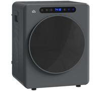HOMCOM Asciugatrice, 6 Programmi, 40-60℃, 4 kg Capacità, compatta, Touch-Control, Grigio Aosom Italy
