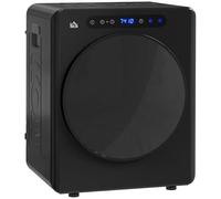 HOMCOM Asciugatrice a Scarico Compatto Essiccatore Elettrico 1000W 4Kg con 6 Modalità di Asciugatura, Serbatoio in Acciaio Inossidabile, Carico Frontale Timer, Per Appartamento Casa Camper, Nero