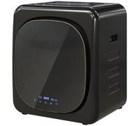 HOMCOM Asciugatrice Carico 4 kg con Timer e Programma Smart Nero