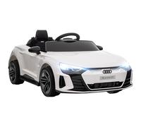 HOMCOM AUDI RS e-tron GT Macchina Elettrica per Bambini 3-5Anni 12V Bianco