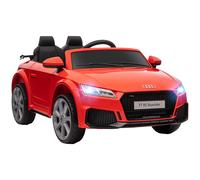 HOMCOM Auto Elettrica Bambini 3-5 Anni AUDI TT con Fari LED e Telecomando