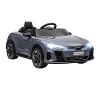 HOMCOM Auto Elettrica per Bambini 3-5 Anni con Telecomando, Sospensioni e Clacson, 103x58x41 cm, Grigio e Nero Aosom Italy