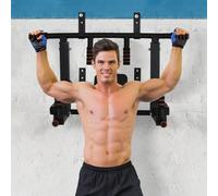 HOMCOM Barra per Trazioni a Muro, Stazione Allenamento Professionale, Barra Fitness per Casa o Palestra, Parallele in Acciaio con Imbottiture Antiscivolo, Max 120kg Descrizione:Quest barra per trazion
