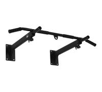 HOMCOM barra pull-up barra pull-up barra orizzontale per montaggio a parete con occhielli per sacco da boxe