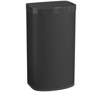 HOMCOM Bidone con sensore 55 L e coperchio soft-close in acciaio, nero Aosom Italy