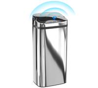 HOMCOM Bidone Rifiuti con Sensore per Apertura e Chiusura Automatica