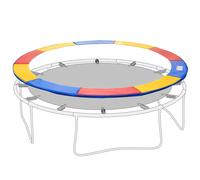 HOMCOM Bordo Imbottito di Protezione per Tappeto Elastico in Plastica Φ244cm