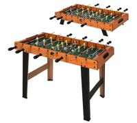 HOMCOM Calcio Balilla con 22 Giocatori Formazione 3:4:3 84.5x40x61.2cm