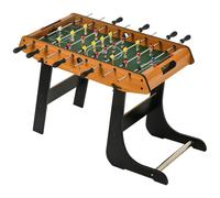 HOMCOM Calcio Balilla Pieghevole Mini Tavolo da Calcio, 22 Giocatori