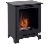 HOMCOM Caminetto a Bioetanolo Più Efficiente ed Ambientale Capacità Massima Combustile 0.9 Litri per una Fiamma fino a 3 Ore