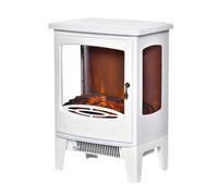 HOMCOM Caminetto Elettrico Regolabile 900W-1800W Effetto Fiamma 3 Lati Aperti