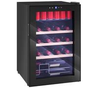 HOMCOM Cantinetta Frigo Vino con Ripiani Regolabili Nero