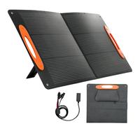 HOMCOM Caricabatteria Solare 100W Pieghevole Attacco USB-A USB-C Ricarica Rapida