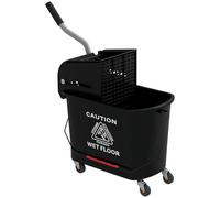 HOMCOM Carrello Pulizie Professionali da 20L 60x27x70.5 cm Nero