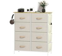 HOMCOM Cassettiera 4/8 Cassetti Pieghevoli con 4 Tasche Portaoggetti e 2 Ganci
