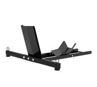 HOMCOM Cavalletto Bloccaruote per Moto con Staffa Regolabile su 14 Livelli, Capacità di 816.5 kg, Blocca Ruote Moto e Scooter Ø34-84 cm, in Acciaio Rinforzato, Nero
