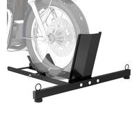 HOMCOM Cavalletto Bloccaruote Moto Regolabile su 14 Livelli per Ruote Ø34-84 cm
