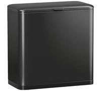 HOMCOM Cestino Spazzatura da 8L Autonomo Appeso 29.7x17.4x30 cm Nero