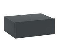 HOMCOM Comodino Sospeso con Cassetto, Comodino Camera da Letto in Truciolato, Stile Moderno, 40x30x15 cm, Nero