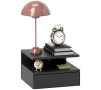 HOMCOM Comodino Sospeso Moderno con Cassetto 35x32x22.5 cm