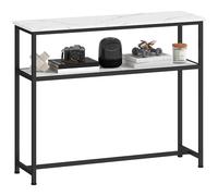 HOMCOM Console ingresso stretta moderna 100 cm Bianco