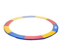 HOMCOM Copertura Imbottita Bordo Trampolino, Protezione Ø244cm Multicolore