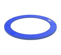 HOMCOM Copertura Imbottita Bordo Trampolino, Protezione per Tappeto Elastico Giaridno in Plastica, Ø244cm, Blu