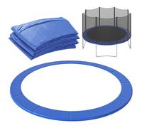 HOMCOM Copertura Protezione Trampolino Elastico in Plastica, Multicolore, Ø366cm