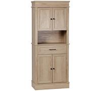HOMCOM Credenza da Cucina Moderna 72"H, Alta, Antracite