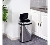 HOMCOM Cubo de Basura para Cocin 30L rilevatore di sensori Movimiento Automatico