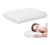 HOMCOM Cuscino Memory Foam con Copertura Rimovibile 60x40x10 cm Crema