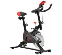 HOMCOM Cyclette, Cyclette Fitness con Display LCD, Sensore di Frequenz