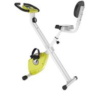 HOMCOM Cyclette Pieghevole Magnetica Sedile Regolabile 8 Livelli di Resistenza