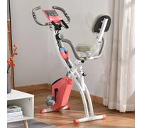 HOMCOM cyclette X-bike trainer per bicicletta display LCD pieghevole