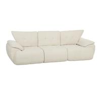 HOMCOM Divano 3 posti modulare in chenille con seduta extra larga e profonda, 260 cm Aosom Italy