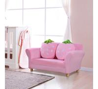 HOMCOM - 55 - 0014 bambini sedia/poltrona/divano/Bambini/doppio/singolo Soft NEU (fragola Sofa)