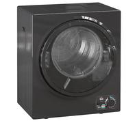 HOMCOM Essiccatore a Scarico Portatile Asciugatrice Elettrico 850W 4Kg, 4 Modalità di Asciugatura, 2 Livelli di Riscaldamento, Serbatoio in Acciaio Inossidabile Installazione Parete per Appartamento