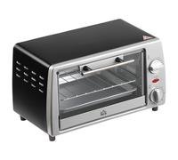 HOMCOM Fornetto Elettrico 10L Temperatura 100-230°C Timer 60min Teglia e Griglia