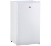HOMCOM Frigo Portatile da 91L con Termostato Regolabile, Scaffali a Parete, Ripiani e un Cassetto, in Metallo e Plastica, 47.5x44.2x84cm, Bianco