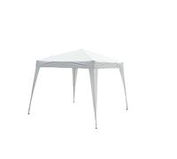homcom Gazebo Pieghevole da Giardino - Tenda da Esterno richiudibile Automatico a Fisarmonica 3x3m, Bianco
