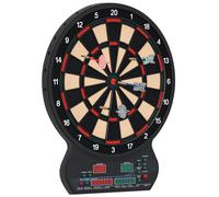 HOMCOM Gioco di freccette elettronico con 27 giochi principali e variazioni, fino a 8 giocatori, con 12 freccette e supporti.