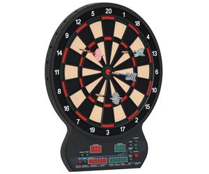 HOMCOM Gioco di freccette elettronico con 27 giochi principali e variazioni, fino a 8 giocatori, con 12 freccette e supporti.