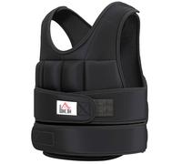 HOMCOM Giubbotto Zavorrato 20kg con 38 Pesi Chiusure a Strappo e Imbottitura